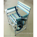 New style branded foldable director chair with cup plate